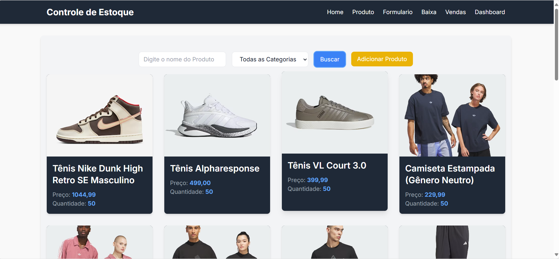 StoreS - Sistema de Gerenciamento de Lojas